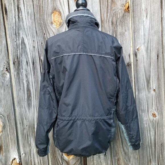 Columbia Fire Ridge Jacket Size M Black Gray Zip Outer Shell Women's Medium EUC - Picture 5 of 14